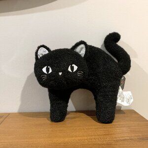 Target Bullseye Playground Black Cat Decorative Throw Pillow Halloween 2025 NEW